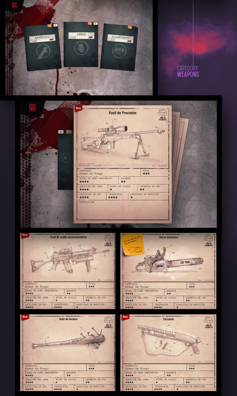 In Case of Zombies. Arte final para mobile app 2
