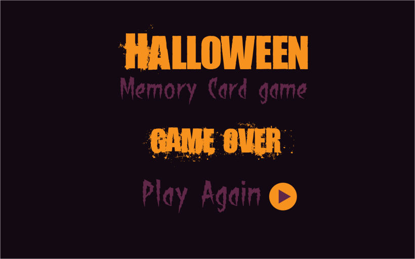 Halloween Memory Card Game 0