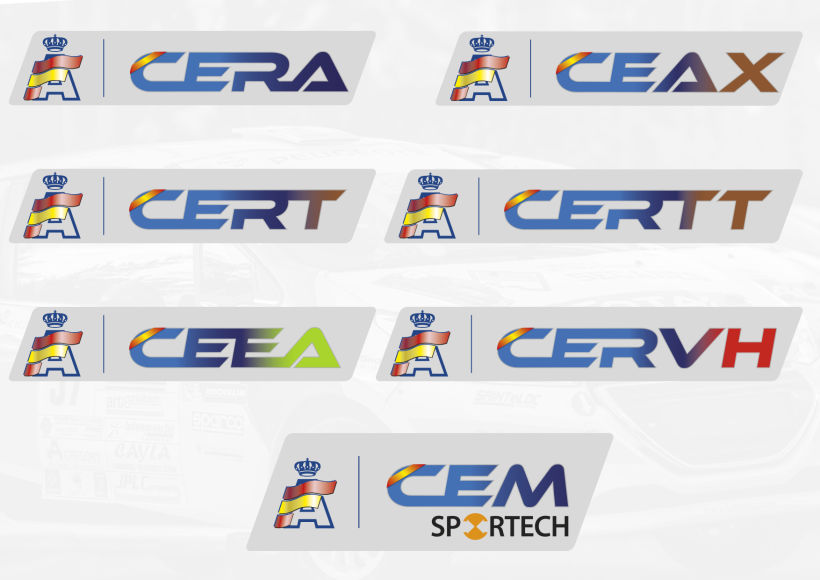 RFEDA (real federación española de automovilismo) nuevos logos 0