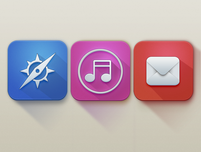 Diseño iconos IOS 0