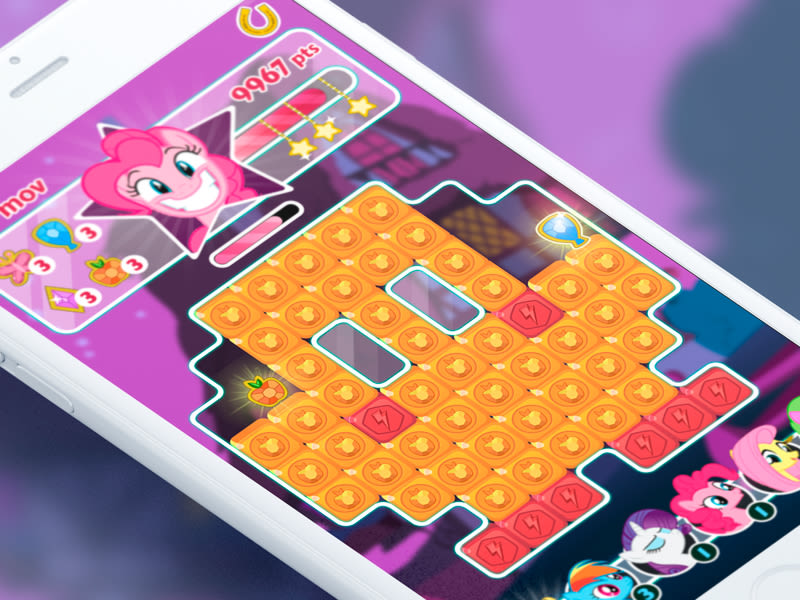 "My Little Pony: Puzzle Party. Interfaces alternativas del juego oficial -1