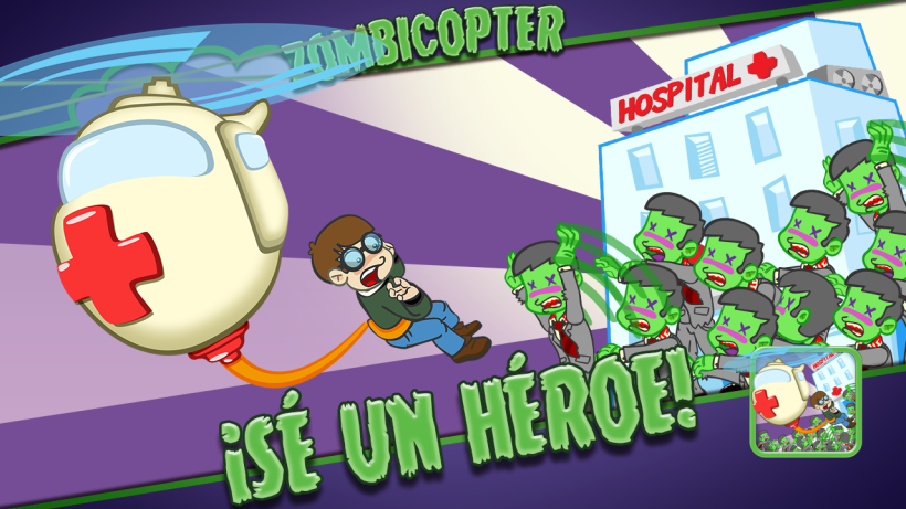 Zombicopter - Video game 1