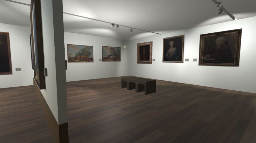 Sala con cuadros Museo San Telmo (Donostia - San Sebastián, España) 1