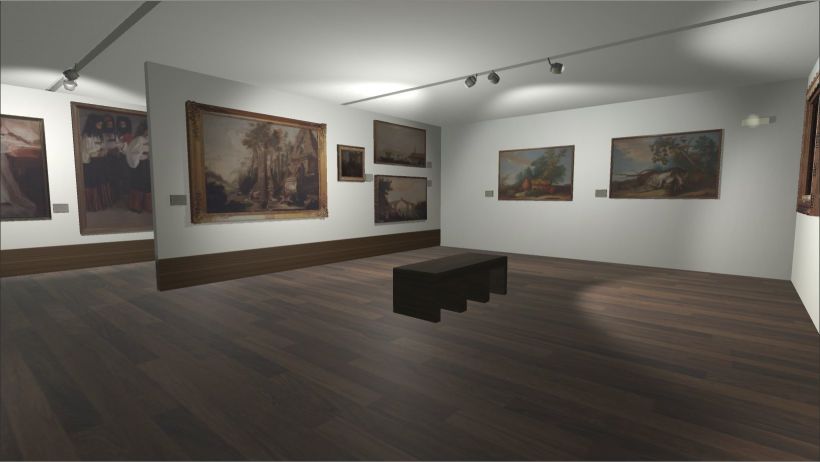 Sala con cuadros Museo San Telmo (Donostia - San Sebastián, España) 2