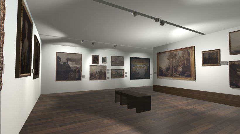 Sala con cuadros Museo San Telmo (Donostia - San Sebastián, España) 3