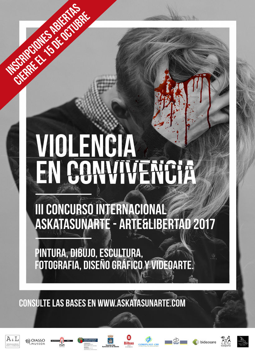 III Certamen Artístico Internacional Askatasunarte-arte&libertad 2017. Violencia en convivencia 1