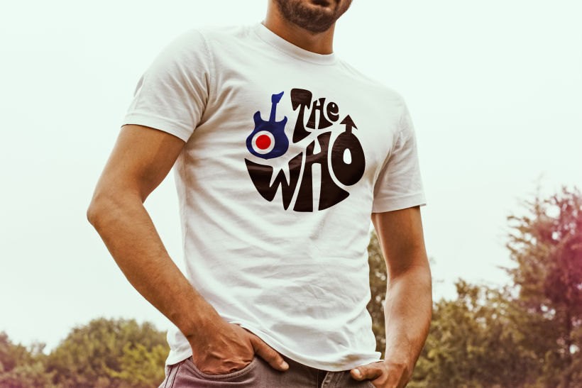 Diseño de camiseta para The Who y Pretty Green en colaboración con Talenthouse 8