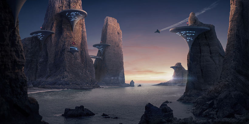 Cone bay - Matte painting 0