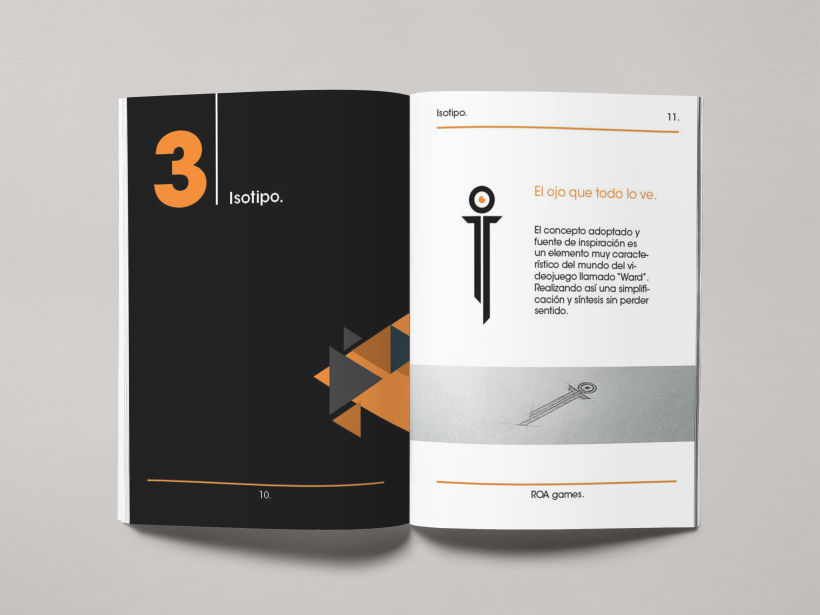 Mi Proyecto del curso: Introducción al Diseño Editorial | Manual de marca ROA. 2