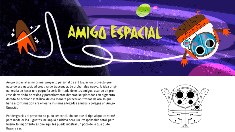 AMIGO ESPACIAL - ART TOY 0