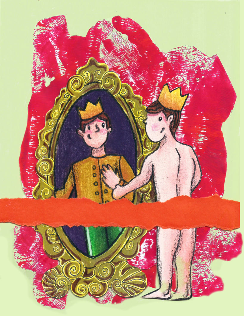 Mi Proyecto del curso: Introducción a la ilustración infantil: "El traje nuevo del emperador" -1