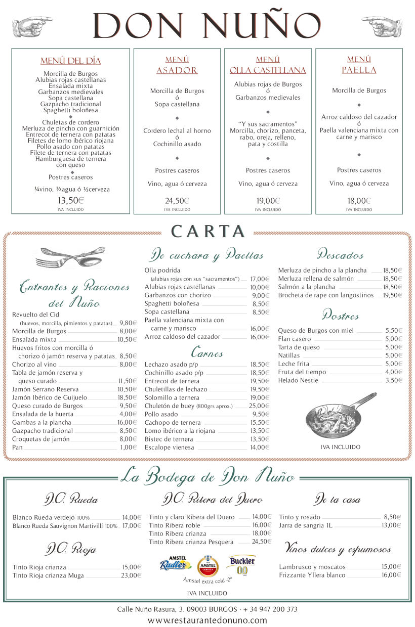 Carta Restaurante A3 0