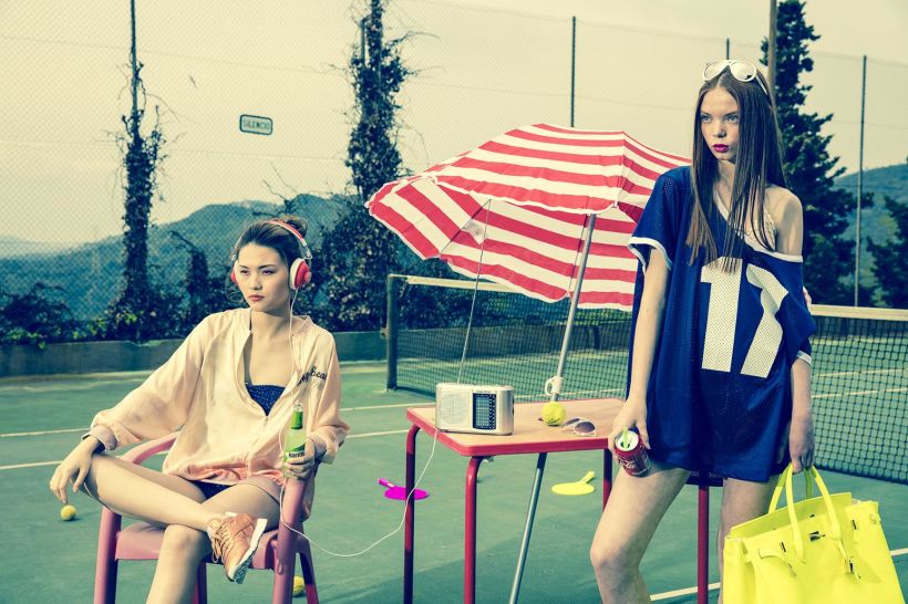Kitsch - Fashion shoot for Nicolas Bets 2