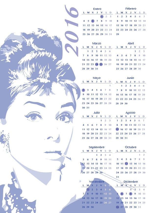 Calendarios 2016 2
