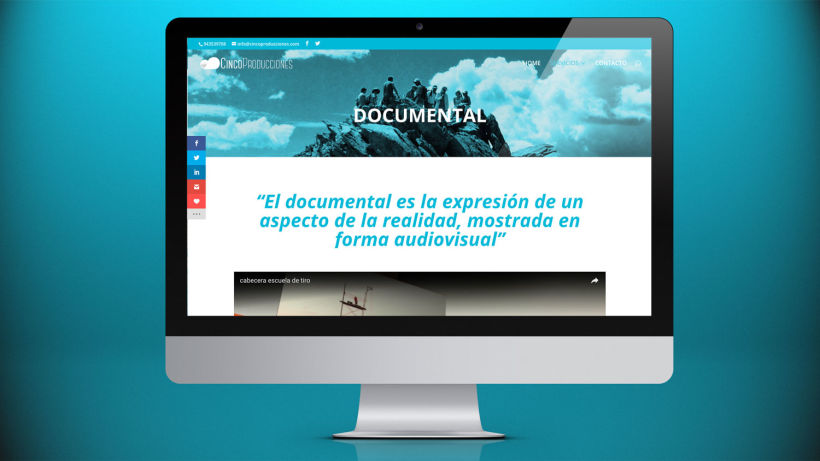 Web Cinco Producciones. Productora Audiovisual 7