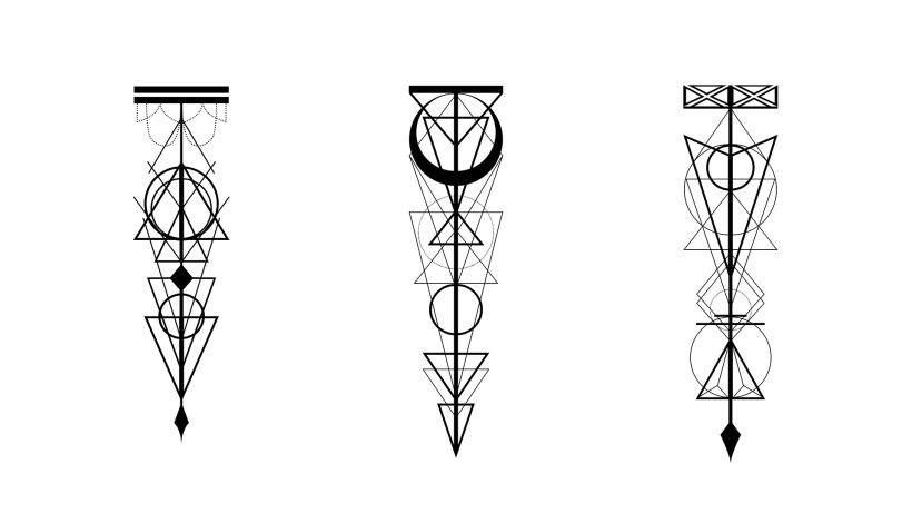 Diseño de tatuajes geométricos -1