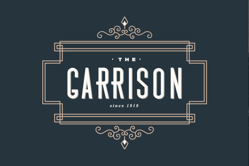The Garrison: Mi Proyecto de diseño de un logotipo icónico 3