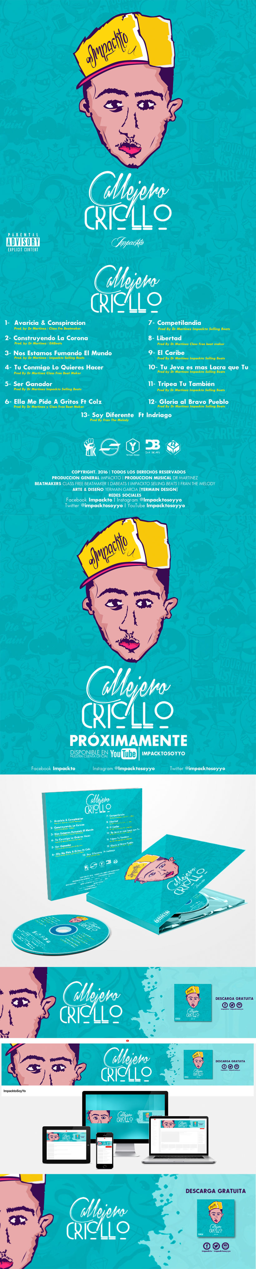 Discografía: Callejero Criollo - Impackto -1