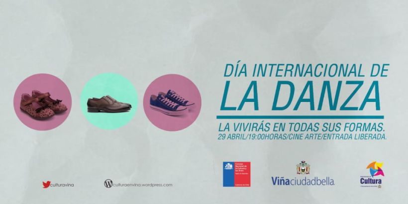 Día de la danza, diseño desarrollado para la Ilustre Municipalidad de Viña del Mar. 1