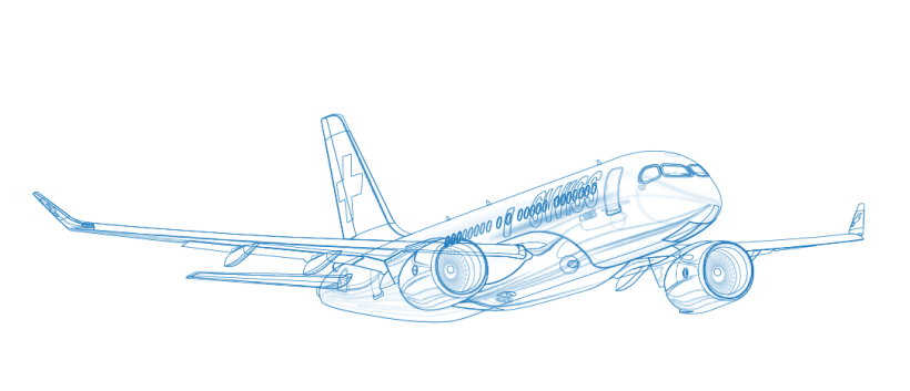 Aviones. Ilustración vectorial. 6