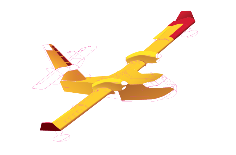 Aviones. Ilustración vectorial. 7