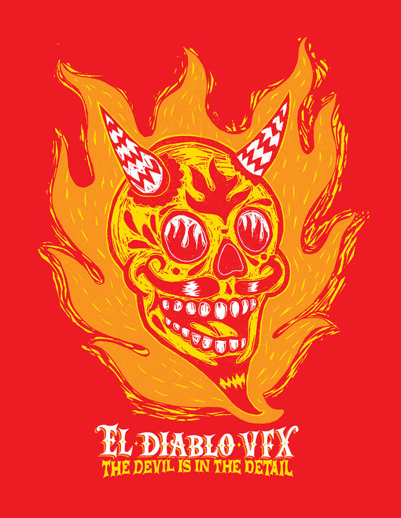Diseño de imagen para productora de televisión canadiense El Diablo VFX 0