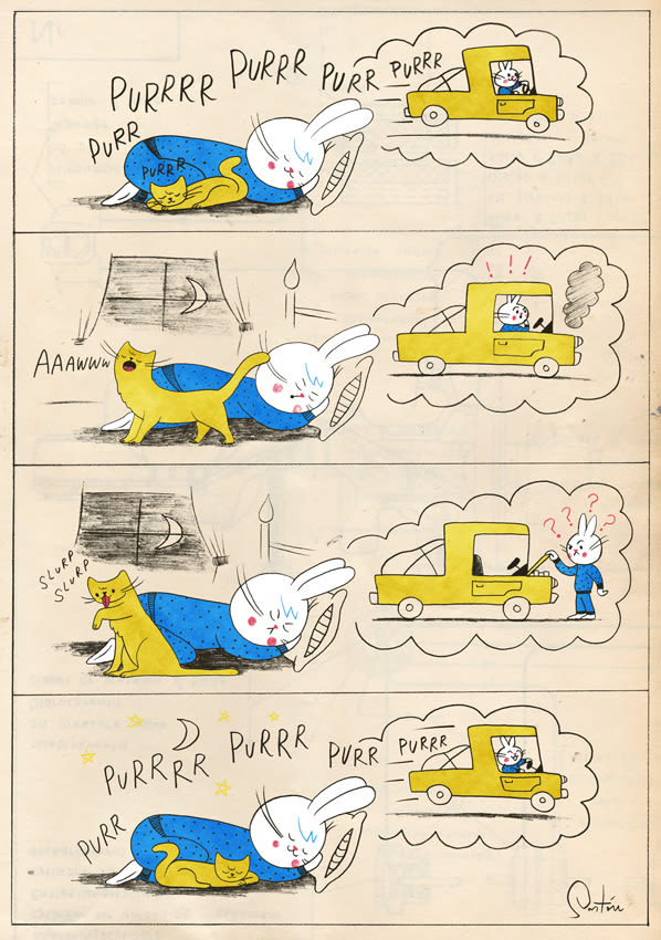Motorcito - Churro, el conejo (comic) -1