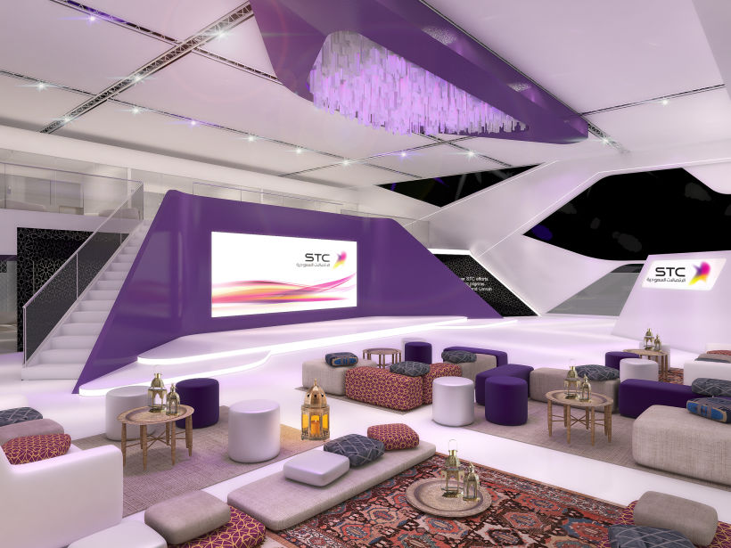 Stands-Temporary Architecture. Design and 3D Visualization for Servis Complet 10