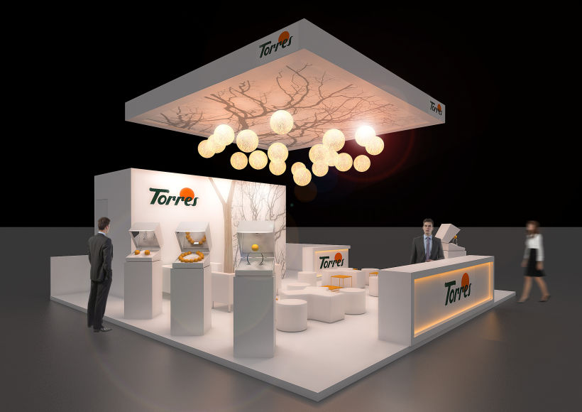 Stands-Temporary Architecture. Design and 3D Visualization for Servis Complet 11