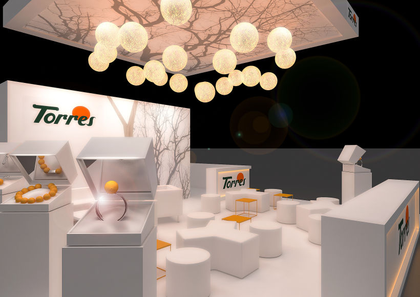 Stands-Temporary Architecture. Design and 3D Visualization for Servis Complet 12