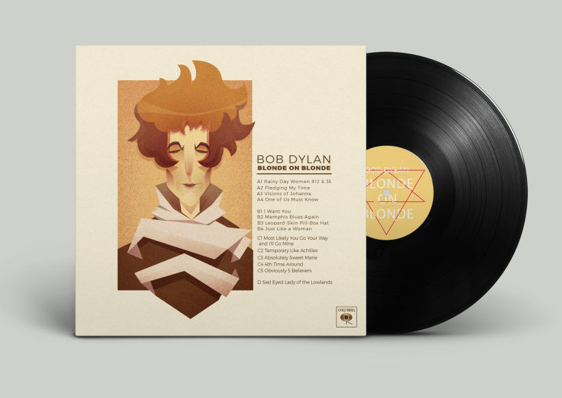 Rediseño de disco de Bob Dylan 2