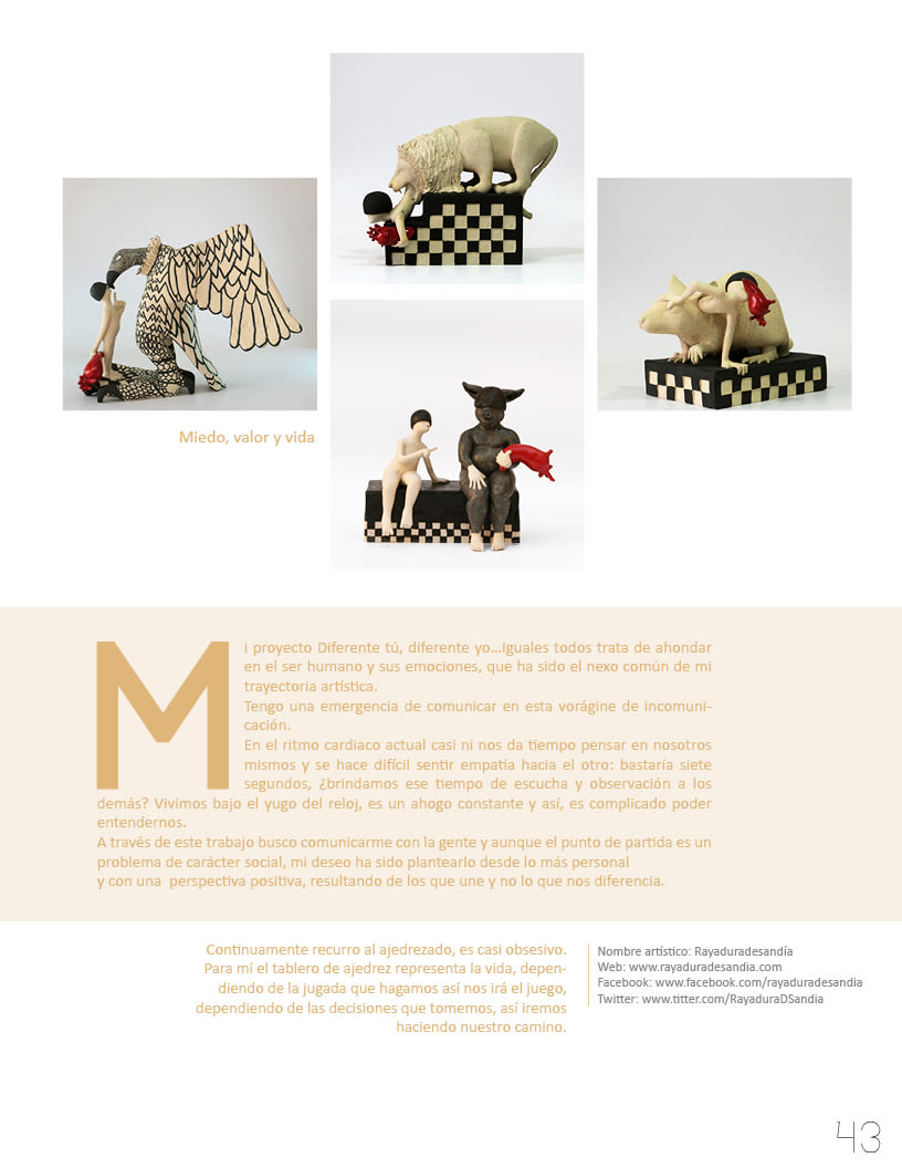 Flotante Mag / Diseño editorial / Sección: Artes visuales / Escultura 1
