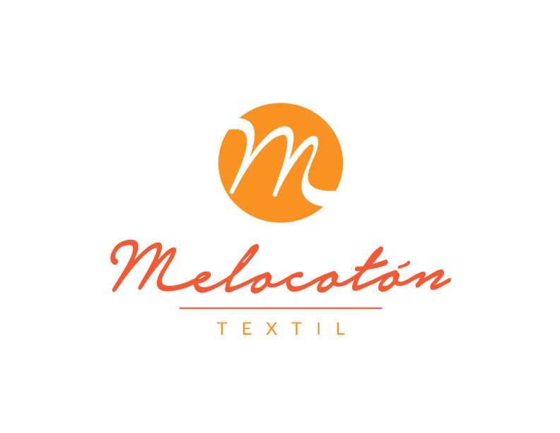 Melocotón Textil // Diseño de logo y aplicaciones de color -1