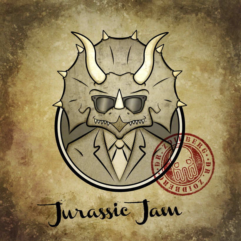Diseño Gráfico e Ilustración (EP Jurassic Jam - Dr Zoidberg) 2