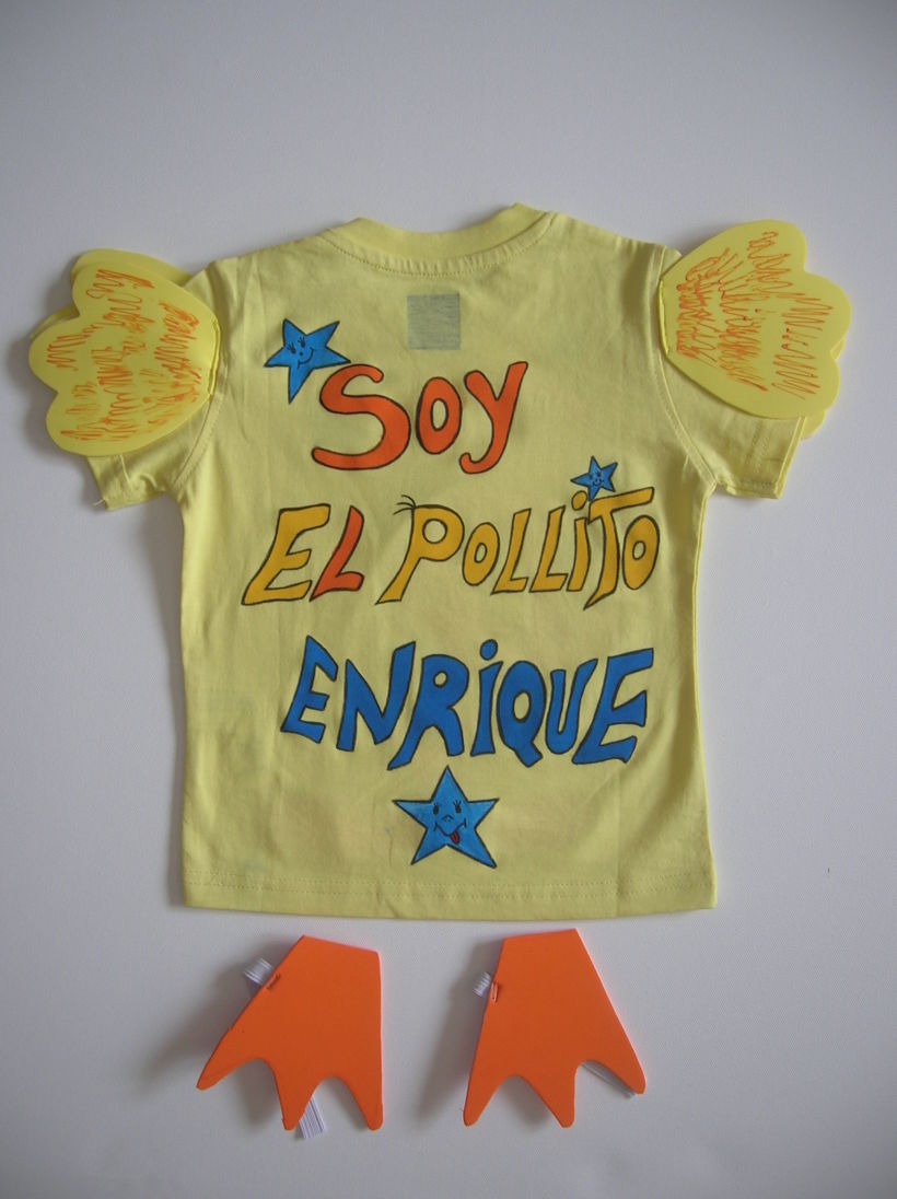 Camisetas para niñas y niños Pintadas a mano 8