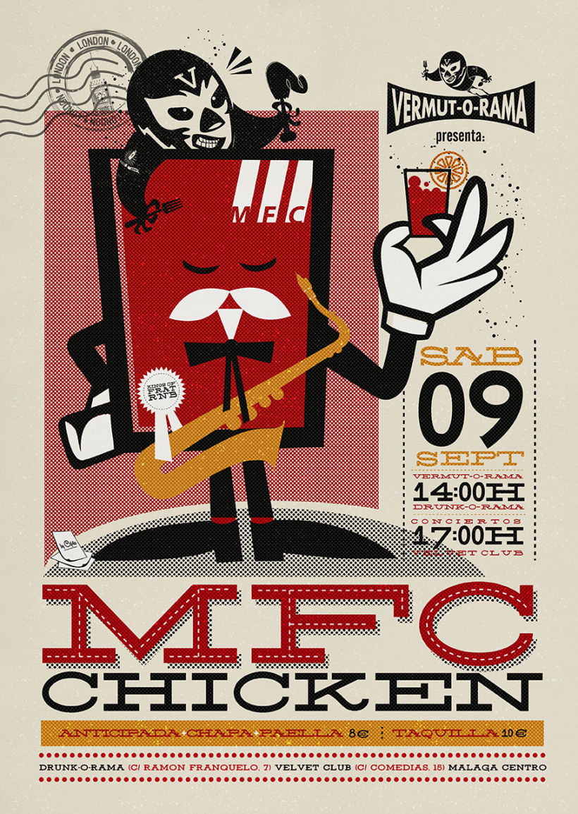 MFC CHICKEN vermut-o-rama poster 0