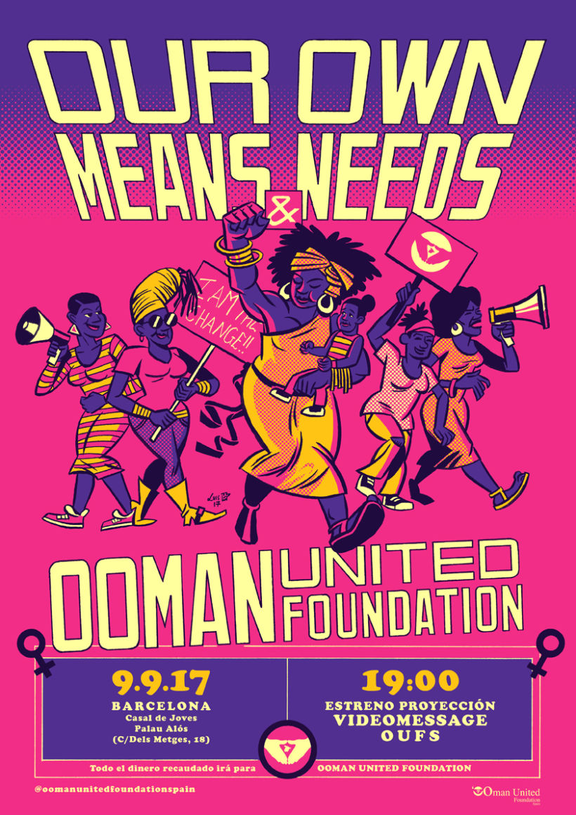 Ooman United Foundation Spain - Cartelería 1