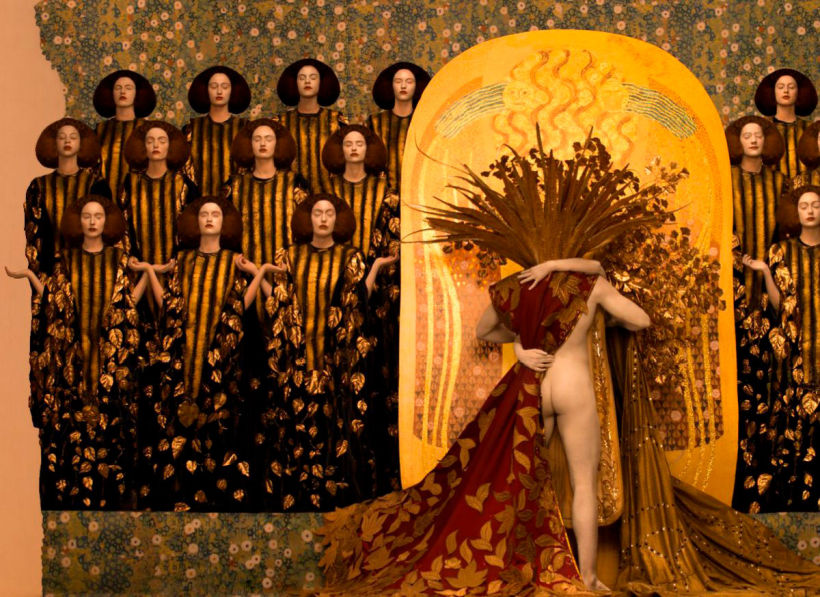 La obra de Gustav Klimt recreada en fotografías 8