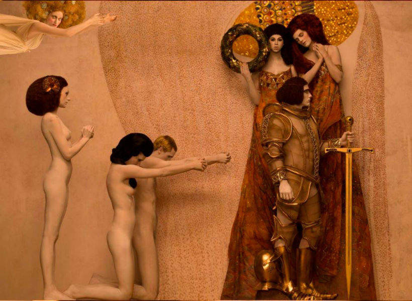 La obra de Gustav Klimt recreada en fotografías 10