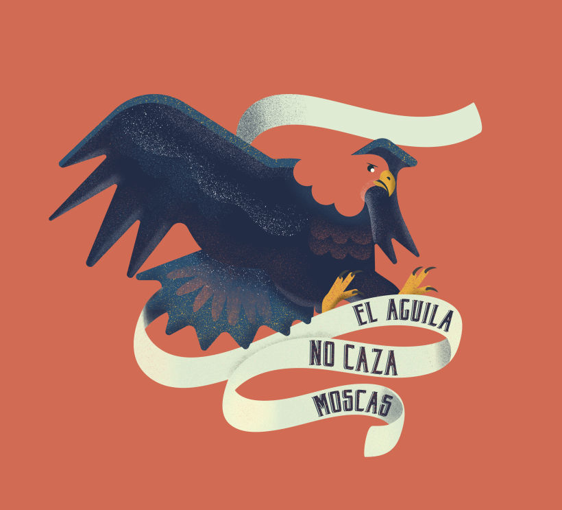El águila no caza moscas - Book cover 1