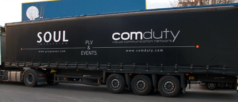 Imagen corporativa para Comduty, empresa de producción de eventos y plv. 2