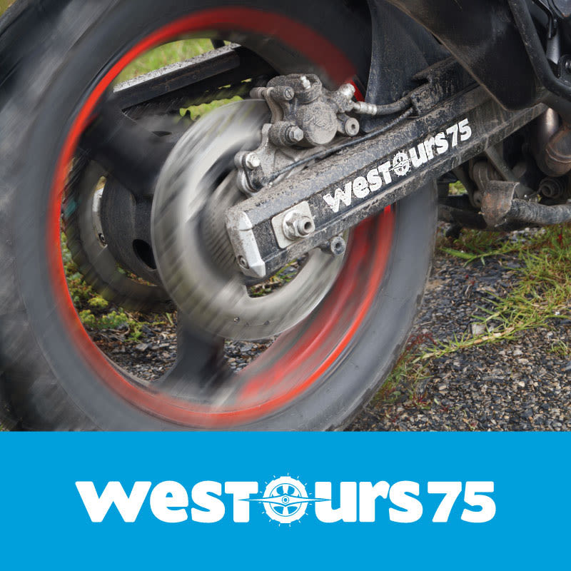 Branding para tours por motocicleta Westours75 1
