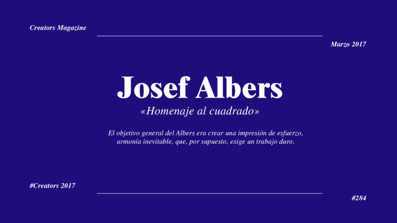 Josef Albers - Homenaje al cuadrado 1