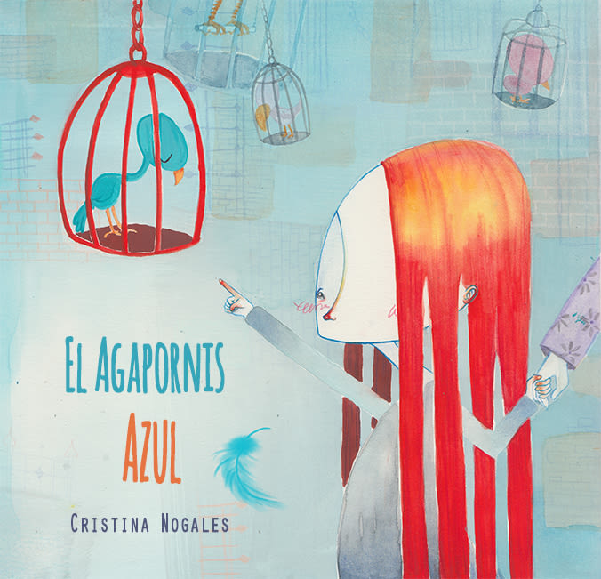 Álbum ilustrado el Agapornis Azul 1