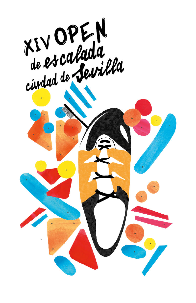 Diseño cartel Open escalada Ciudad de Sevilla -1