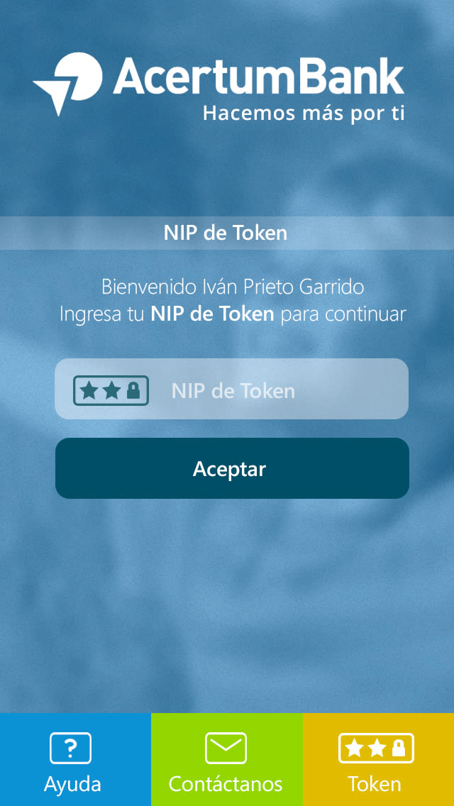 "Acertum-Bank" app 1