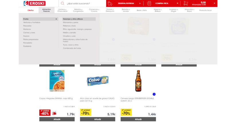 Eroski supermercado online 0