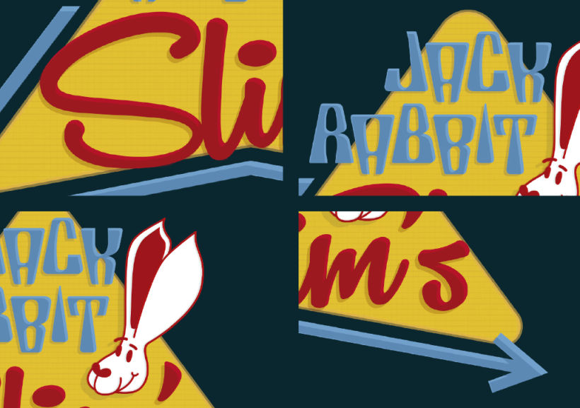 Mi Proyecto del curso: Tipografía y Branding: Diseño de un logotipo icónico Jack Rabbit Slim's 0