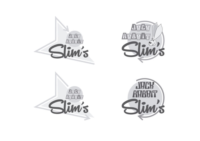 Mi Proyecto del curso: Tipografía y Branding: Diseño de un logotipo icónico Jack Rabbit Slim's 2
