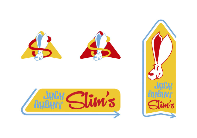 Mi Proyecto del curso: Tipografía y Branding: Diseño de un logotipo icónico Jack Rabbit Slim's 5